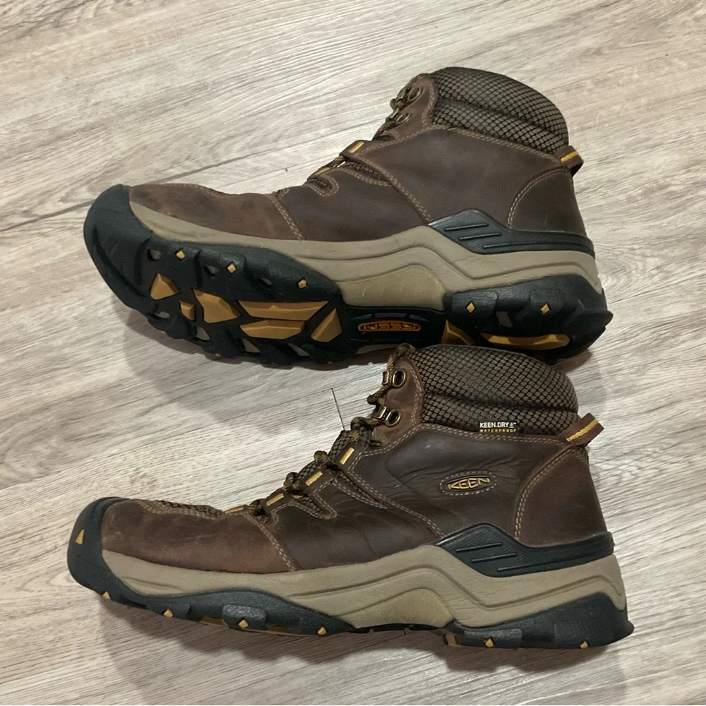 Keen Gypsum II Mid Men's Waterproof Hiking Boots Size 9 - Picture 3 of 10